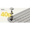 Фото Клавіатура Lofree OE921 Flow Lite 84 Mechanical Linear Switches Wireless (LO-6922694806932) Flamingo