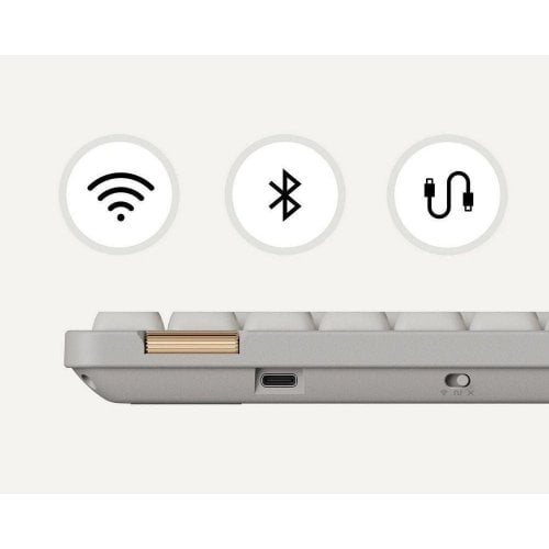 Фото Клавіатура Lofree OE921 Flow Lite 84 Mechanical Linear Switches Wireless (LO-6922694806932) Flamingo