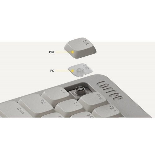 Фото Клавіатура Lofree OE921 Flow Lite 84 Mechanical Linear Switches Wireless (LO-6922694806932) Flamingo