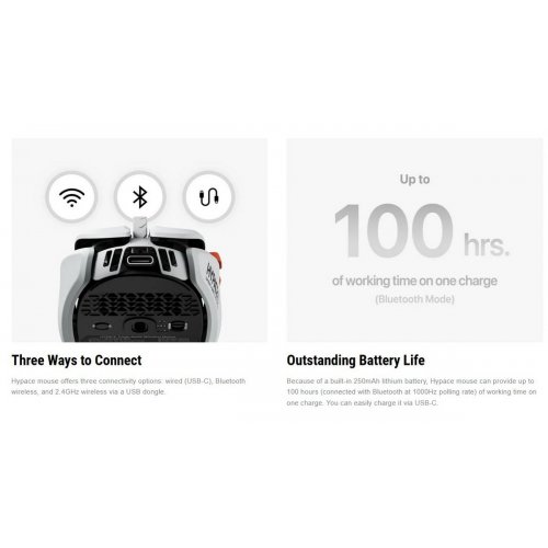 Миша Lofree Hypace Wireless (LO-6922694807274) Gray купити в Україні: Київ, Львів, Хмельницький, Тернопіль | Низька ціна, відгуки, характеристики від TELEMART фото