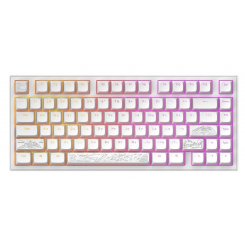 Уцінка клавіатура Dark Project ALU81 Terra Nostra PBT RGB Mech G3MS Moonstone (DPKB_NOSTRA_81_ANSI_WHITE_UA) White (Сліди використання, 813373)