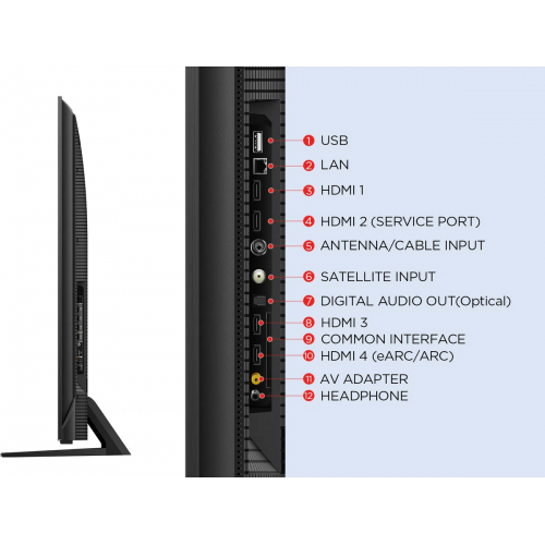 Телевізор TCL 98" 98C805K Black купити в Україні: Київ, Львів, Хмельницький, Тернопіль | Низька ціна, відгуки, характеристики від TELEMART фото