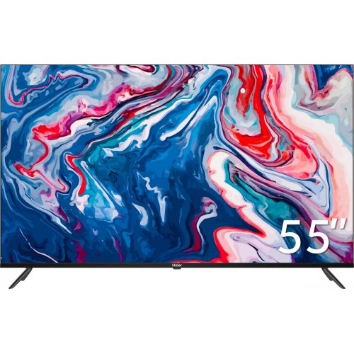 Телевізор Haier 55" H55K801UG Black купити в Україні: Київ, Львів, Хмельницький, Тернопіль | Низька ціна, відгуки, характеристики від TELEMART фото