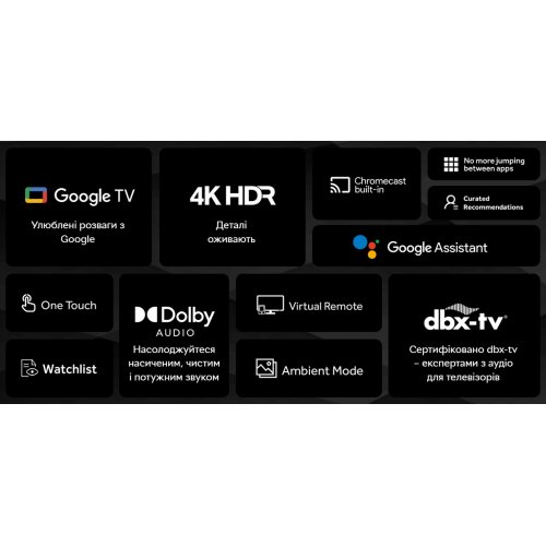 Телевізор Haier 55" H55K801UG Black купити в Україні: Київ, Львів, Хмельницький, Тернопіль | Низька ціна, відгуки, характеристики від TELEMART фото