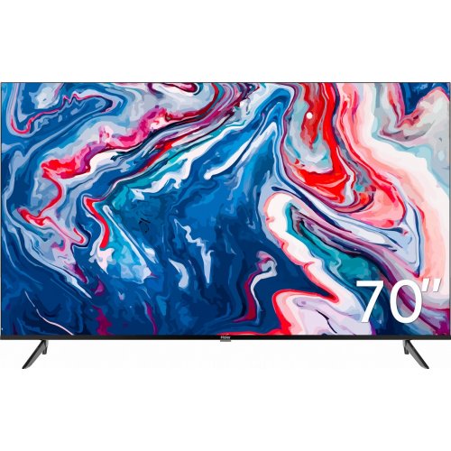 Телевизор Haier 70" H70K801UG Black купить в Украине: Киев, Днепр, Харьков, Одесса  | Низкая цена, отзывы, характеристики от TELEMART фото