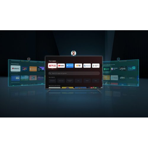 Телевизор Haier 70" H70K801UG Black купить в Украине: Киев, Днепр, Харьков, Одесса  | Низкая цена, отзывы, характеристики от TELEMART фото