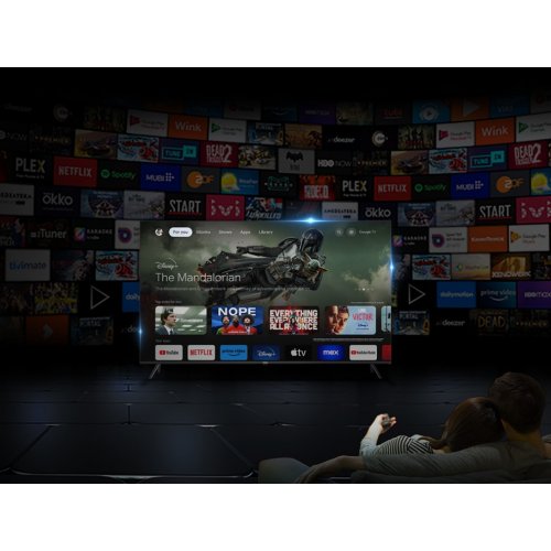 Телевизор Haier 70" H70K801UG Black купить в Украине: Киев, Днепр, Харьков, Одесса  | Низкая цена, отзывы, характеристики от TELEMART фото