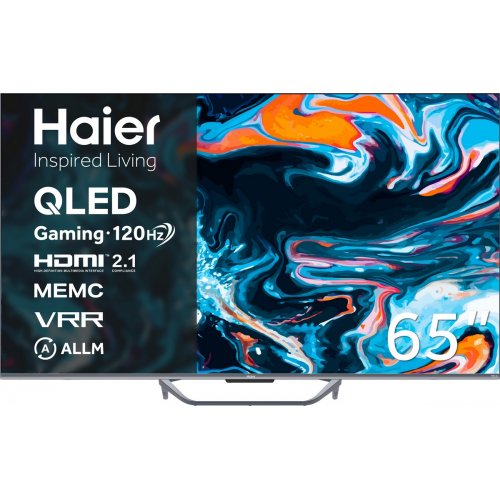 Телевізор Haier 65" H65Q800UX Black купити в Україні: Київ, Львів, Хмельницький, Тернопіль | Низька ціна, відгуки, характеристики від TELEMART фото