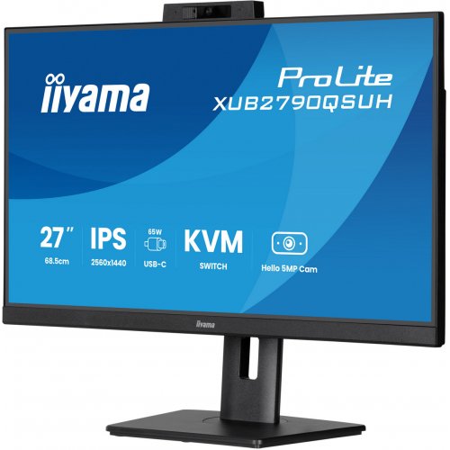 Монітор Iiyama 27" ProLite XUB2790QSUH-B2 Black купити в Україні: Київ, Львів, Хмельницький, Тернопіль | Низька ціна, відгуки, характеристики від TELEMART фото