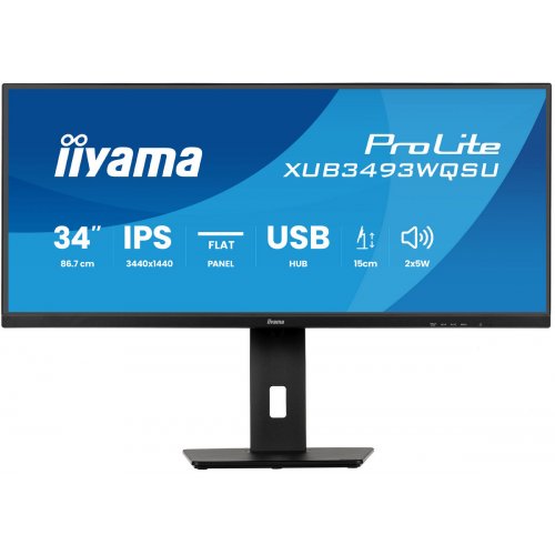 

Iiyama 34" ProLite XUB3493WQSU-B6 Black