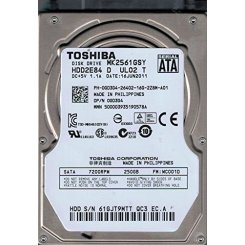Жорсткий диск Toshiba 250GB 16MB 7200RPM 2.5