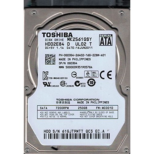 Продати Жорсткий диск Toshiba 250GB 16MB 7200RPM 2.5" (MK2561GSY) за Trade-In у інтернет-магазині Телемарт - Київ, Дніпро, Україна фото