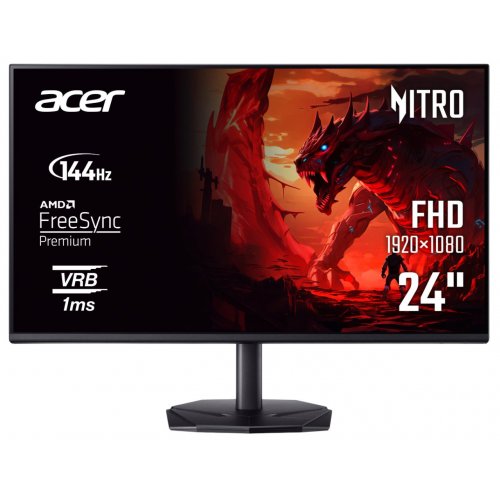 Монітор Acer 23.8" Nitro KG242Y P (UM.QX2EE.605) Black купити в Україні: Київ, Львів, Хмельницький, Тернопіль, Івано-Франківськ | Низька ціна, відгуки, характеристики від TELEMART фото