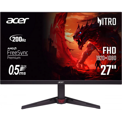Монітор Acer 27" VG270X1bmiipx (UM.HV0EE.101) Black купити в Україні: Київ, Львів, Хмельницький, Тернопіль | Низька ціна, відгуки, характеристики від TELEMART фото