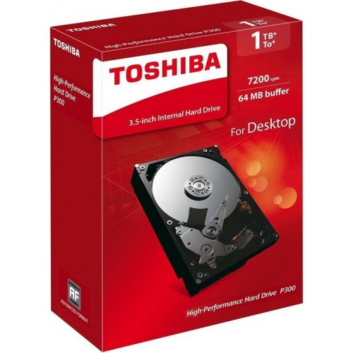 Продати Жорсткий диск Toshiba P300 1TB 64MB 7200RPM 3.5" (HDWD110EZSTA) за Trade-In у інтернет-магазині Телемарт - Київ, Дніпро, Україна фото