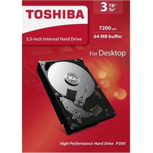 Продати Жорсткий диск Toshiba P300 3TB 64MB 7200RPM 3.5" (HDWD130EZSTA) за Trade-In у інтернет-магазині Телемарт - Київ, Дніпро, Україна фото