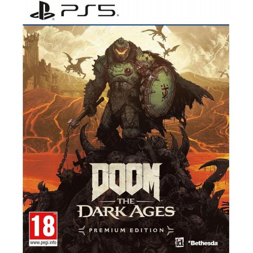 Гра DOOM: The Dark Ages Premium Edition (PS5) Blu-ray (1159233) купити в Україні: Київ, Львів, Хмельницький, Тернопіль | Низька ціна, відгуки, характеристики від TELEMART фото