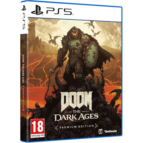 Гра DOOM: The Dark Ages Premium Edition (PS5) Blu-ray (1159233) купити в Україні: Київ, Львів, Хмельницький, Тернопіль | Низька ціна, відгуки, характеристики від TELEMART фото