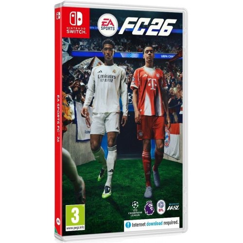 Гра EA Sports FC 26 (Nintendo Switch) (5035225125325) купити в Україні: Київ, Львів, Хмельницький, Тернопіль | Низька ціна, відгуки, характеристики від TELEMART фото