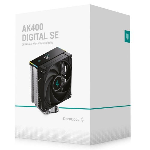 Кулер Deepcool AK400 DIGITAL SE (R-AK400-BKADMN-GJD) Black купить в Украине: Киев, Днепр, Харьков, Одесса  | Проверка совместимости, низкая цена, отзывы, характеристики от TELEMART фото