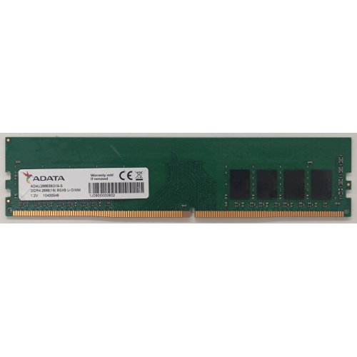 Озу ADATA DDR4 8GB 2666Mhz Premier (AD4U266638G19-S) (Восстановлено продавцом, 813570) купить в Украине: Киев, Днепр, Харьков, Одесса  | Проверка совместимости, низкая цена, отзывы, характеристики от TELEMART фото