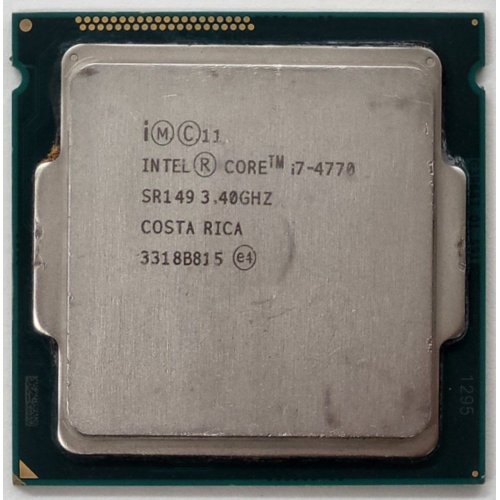 Процесор Intel Core i7-4770 3.4GHz 8MB s1150 Tray (CM8064601464303) (Відновлено продавцем, 813575) купити в Україні: Київ, Львів, Хмельницький, Тернопіль | Перевірка сумісності, низька ціна, відгуки, характеристики від TELEMART фото