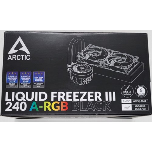 Готовая сво Arctic Liquid Freezer III 240 A-RGB (ACFRE00142A) Black (Восстановлено продавцом, 813576) купить в Украине: Киев, Днепр, Харьков, Одесса  | Проверка совместимости, низкая цена, отзывы, характеристики от TELEMART фото