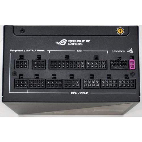 Блок живлення Asus ROG Strix PCIE5 1000W Platinum (90YE00W1-B0NA00) (Відновлено продавцем, 813582) купити в Україні: Київ, Львів, Хмельницький, Тернопіль | Перевірка сумісності, низька ціна, відгуки, характеристики від TELEMART фото