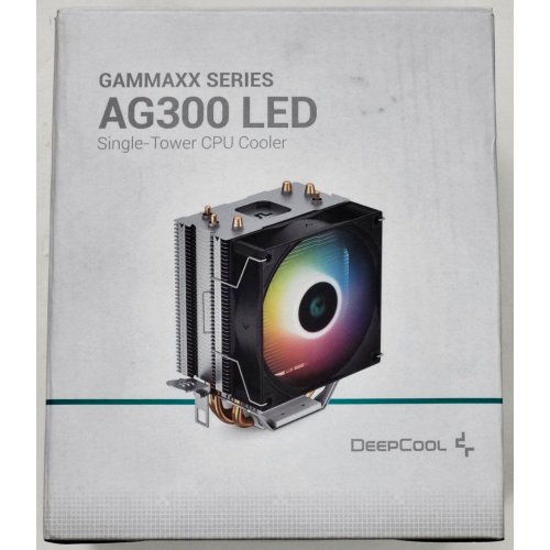 Кулер Deepcool AG300 LED (R-AG300-BKLNMN-G) (Восстановлено продавцом, 813591) купить в Украине: Киев, Днепр, Харьков, Одесса  | Проверка совместимости, низкая цена, отзывы, характеристики от TELEMART фото