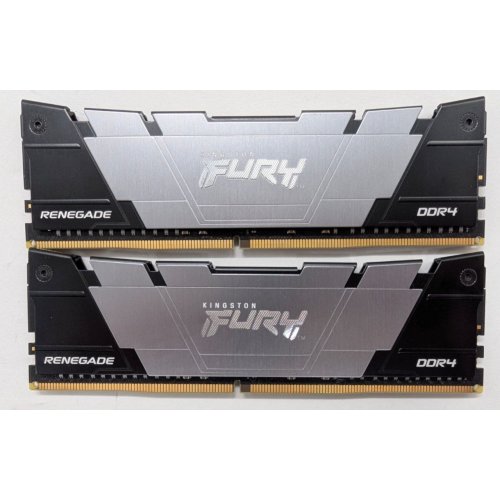Озп Kingston DDR4 32GB (2x16GB) 3600Mhz FURY Renegade Black (KF436C16RB12K2/32) (Відновлено продавцем, 813599) купити в Україні: Київ, Львів, Хмельницький, Тернопіль | Перевірка сумісності, низька ціна, відгуки, характеристики від TELEMART фото