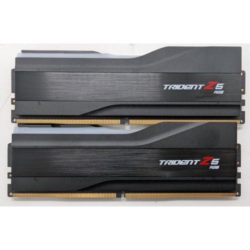 Озп G.Skill DDR5 32GB (2x16GB) 7600Mhz Trident Z5 RGB (F5-7600J3646G16GX2-TZ5RK) (Відновлено продавцем, 813627) купити в Україні: Київ, Львів, Хмельницький, Тернопіль | Перевірка сумісності, низька ціна, відгуки, характеристики від TELEMART фото