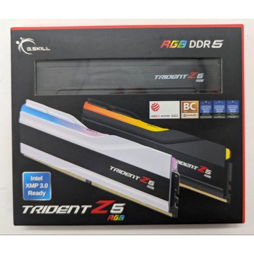 Озп G.Skill DDR5 32GB (2x16GB) 7600Mhz Trident Z5 RGB (F5-7600J3646G16GX2-TZ5RK) (Відновлено продавцем, 813627) купити в Україні: Київ, Львів, Хмельницький, Тернопіль | Перевірка сумісності, низька ціна, відгуки, характеристики від TELEMART фото