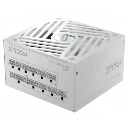 Блок живлення Seasonic Focus GX-750W ATX 3.1 (FOCUS-GX-750-ATX31-WHITE) White купити в Україні: Київ, Львів, Хмельницький, Тернопіль | Перевірка сумісності, низька ціна, відгуки, характеристики від TELEMART фото