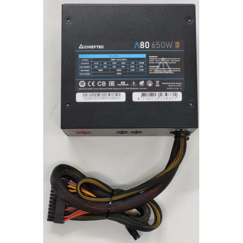 Блок живлення CHIEFTEC A-80 650W (CTG-650C) (Відновлено продавцем, 813653) купити в Україні: Київ, Львів, Хмельницький, Тернопіль | Перевірка сумісності, низька ціна, відгуки, характеристики від TELEMART фото