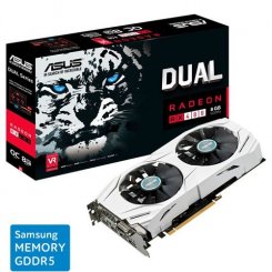 Видеокарта Asus Radeon RX 480 Dual OC 8192MB (DUAL-RX480-O8G) SAMSUNG Memory (Восстановлено продавцом, 813770)