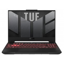 Ноутбук Asus TUF Gaming A15 FA507NV-LP110 (90NR0E88-M00970) Jaeger Gray (Відновлено продавцем, 813785) / 15.6″ (1920x1080, IPS) / AMD Ryzen 5 7535HS (3.3-4.55 ГГц), 6 ядер / NVIDIA GeForce RTX 4060 / 16 ГБ (DDR5) / 512 ГБ (SSD) / Без ОС