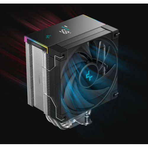 Кулер Deepcool AK500S DIGITAL SE (R-AK500S-BKADMN-GJD) Black купить в Украине: Киев, Днепр, Харьков, Одесса  | Проверка совместимости, низкая цена, отзывы, характеристики от TELEMART фото
