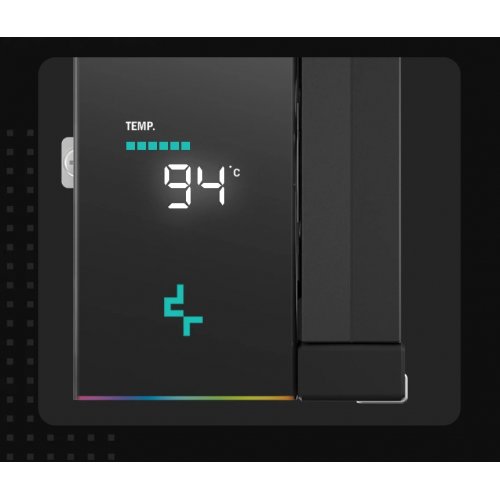Кулер Deepcool AK500S DIGITAL SE (R-AK500S-BKADMN-GJD) Black купить в Украине: Киев, Днепр, Харьков, Одесса  | Проверка совместимости, низкая цена, отзывы, характеристики от TELEMART фото