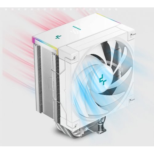 Кулер Deepcool AK500S DIGITAL SE (R-AK500S-WHADMN-GJD) White купить в Украине: Киев, Днепр, Харьков, Одесса  | Проверка совместимости, низкая цена, отзывы, характеристики от TELEMART фото