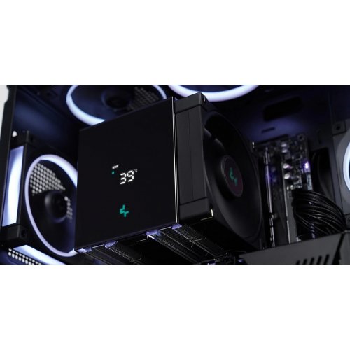 Кулер Deepcool AK620 DIGITAL SE (R-AK620-BKADMN-GJD) Black купити в Україні: Київ, Львів, Хмельницький, Тернопіль | Перевірка сумісності, низька ціна, відгуки, характеристики від TELEMART фото