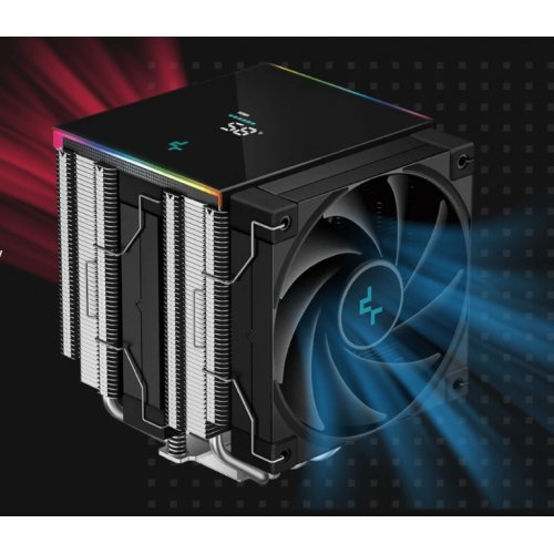 Кулер Deepcool AK620 DIGITAL SE (R-AK620-BKADMN-GJD) Black купити в Україні: Київ, Львів, Хмельницький, Тернопіль | Перевірка сумісності, низька ціна, відгуки, характеристики від TELEMART фото