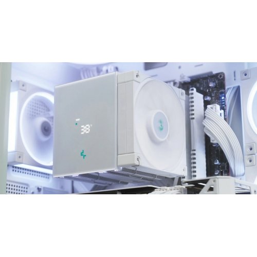 Кулер Deepcool AK620 DIGITAL SE (R-AK620-WHADMN-GJD) White купити в Україні: Київ, Львів, Хмельницький, Тернопіль | Перевірка сумісності, низька ціна, відгуки, характеристики від TELEMART фото