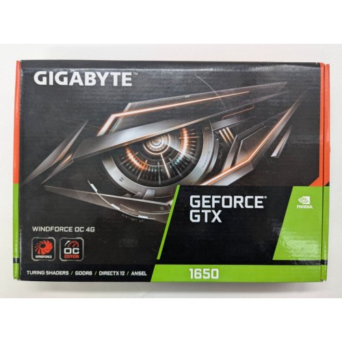 Видеокарта Gigabyte GeForce GTX 1650 D6 WindForce OC 4096MB (GV-N1656WF2OC-4GD) (Восстановлено продавцом, 813796) купить в Украине: Киев, Днепр, Харьков, Одесса  | Проверка совместимости, низкая цена, отзывы, характеристики от TELEMART фото