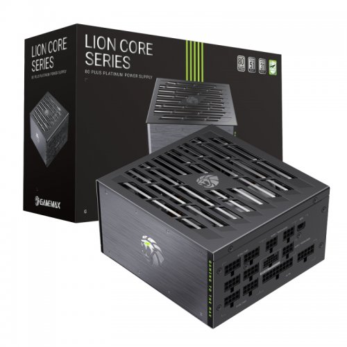 Блок живлення GAMEMAX Lion Core 1000P 1000W PCIE5.1 (LION CORE 1000P) Black купити в Україні: Київ, Львів, Хмельницький, Тернопіль | Перевірка сумісності, низька ціна, відгуки, характеристики від TELEMART фото