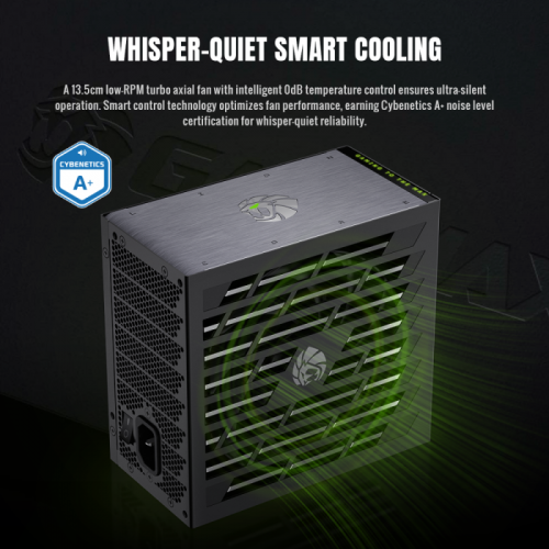 Блок живлення GAMEMAX Lion Core 1000P 1000W PCIE5.1 (LION CORE 1000P) Black купити в Україні: Київ, Львів, Хмельницький, Тернопіль | Перевірка сумісності, низька ціна, відгуки, характеристики від TELEMART фото