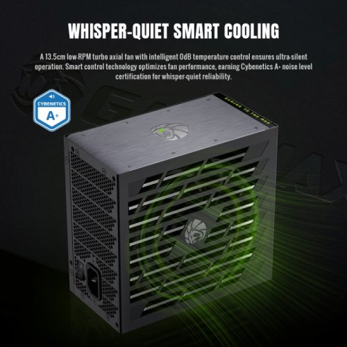 Блок живлення GAMEMAX Lion Core 1200P 1200W PCIE5.1 (LION CORE 1200P) Black купити в Україні: Київ, Львів, Хмельницький, Тернопіль | Перевірка сумісності, низька ціна, відгуки, характеристики від TELEMART фото