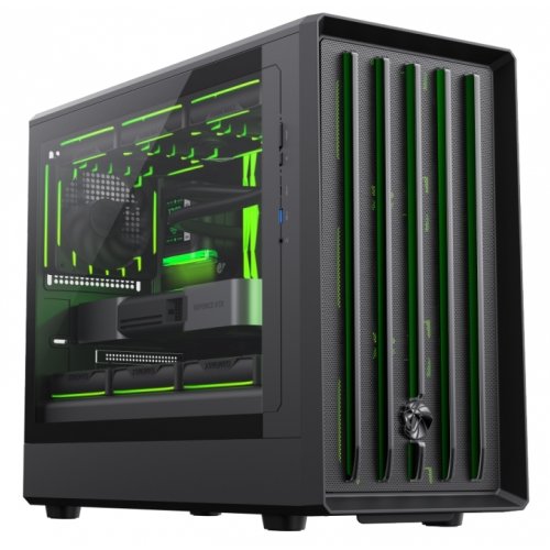 Корпус GAMEMAX Claw 360 Tempered Glass без БП Black купить в Украине: Киев, Днепр, Харьков, Одесса  | Проверка совместимости, низкая цена, отзывы, характеристики от TELEMART фото