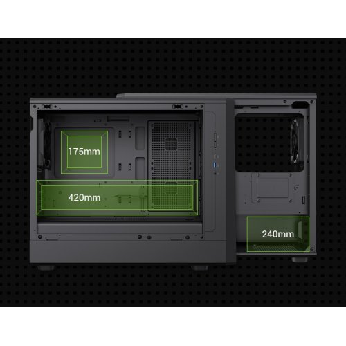 Корпус GAMEMAX Claw 360 Tempered Glass без БП Black купить в Украине: Киев, Днепр, Харьков, Одесса  | Проверка совместимости, низкая цена, отзывы, характеристики от TELEMART фото