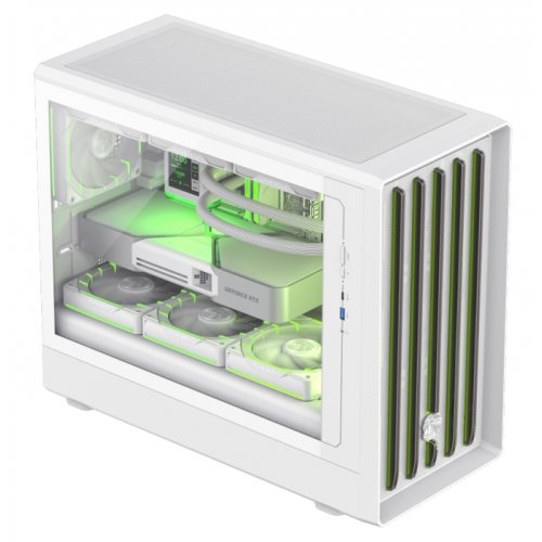 Корпус GAMEMAX Claw 360 Tempered Glass без БЖ White купити в Україні: Київ, Львів, Хмельницький, Тернопіль | Перевірка сумісності, низька ціна, відгуки, характеристики від TELEMART фото