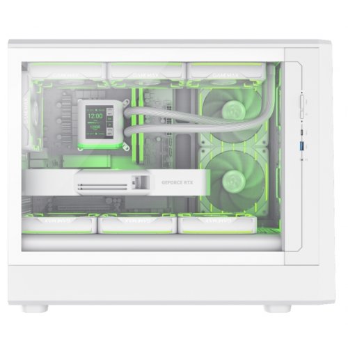 Корпус GAMEMAX Claw 360 Tempered Glass без БЖ White купити в Україні: Київ, Львів, Хмельницький, Тернопіль | Перевірка сумісності, низька ціна, відгуки, характеристики від TELEMART фото